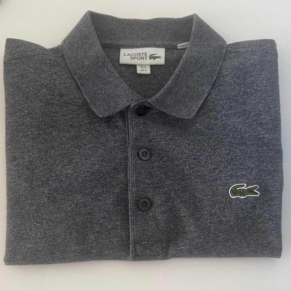 Lacoste Sport Charcoal Polo Shirt